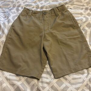 Under Armour Boys Khaki Tan Performance Shorts